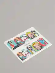 Алый наклейки для маникюра ногтей, водные, слайдеры
