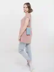 Голубой женская сумка-клатч Baellerry, 6 цветов, для телефона и мелочей, через плечо
