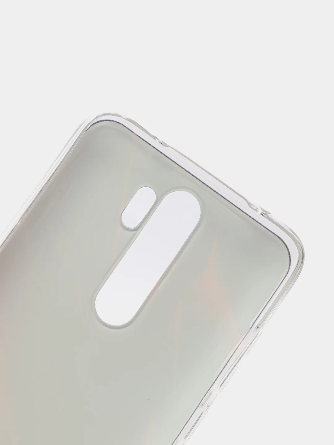 Красный силиконовый чехол на Xiaomi Redmi Note 8 Pro / Сяоми Редми Нот 8 Про прозрачный с рисунком