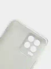 Бирюзовый силиконовый чехол на Oppo Realme 8/8 Pro / Оппо Реалми 8/8 Про прозрачный, с рисунком