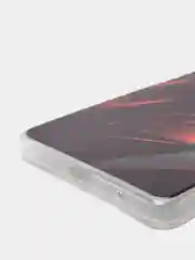 Красный чехол на Xiaomi Redmi Note 10 Pro / Сяоми Редми Нот 10 Про прозрачный, с рисунком