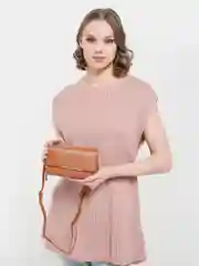 Терракотовый женская сумка на плечо, клатч