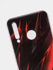 Красный чехол на Honor 10i/20 Lite 2019/20e/Huawei P Smart Plus 2019 / Хонор 10i прозрачный