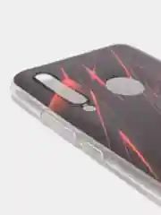 Красный чехол на Honor 10i/20 Lite 2019/20e/Huawei P Smart Plus 2019 / Хонор 10i прозрачный