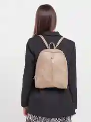 Бежевый рюкзак женский, бежевый