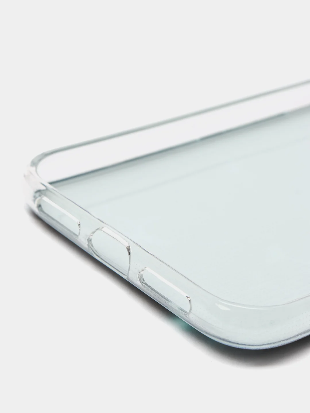 Бирюзовый силиконовый чехол на Apple iPhone XR / Айфон XR прозрачный, с рисунком, защита камеры