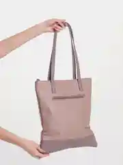 Бежевый сумка мешок женская