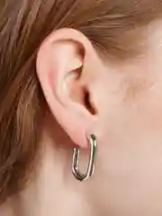 Серьги удлиненные прямоугольные