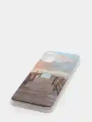 Небесно-голубой чехол Xiaomi Poco M3 с рисунком животные (Сяоми Поко М3 фламинго, тигр, леопард)