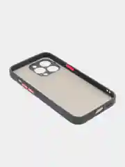 Черный чехол на iPhone 13, 12, 11, 8, 7, XR, X, XS, pro, mini, max, plus, SE