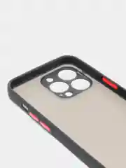Черный чехол на iPhone 13, 12, 11, 8, 7, XR, X, XS, pro, mini, max, plus, SE