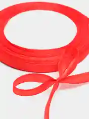 Красный атласная лента 6 мм, рулон 22 метра