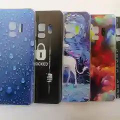 Чехол-накладка Samsung S9, силикон, с рисунком