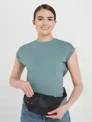Фиолетовый поясная сумка, текстиль