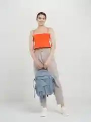 Розовый женский рюкзак