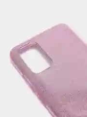 Розовый чехол блестящий SAMSUNG A02S,M02S