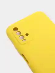 Желтый чехол для REDMI 9T, с защитой камеры и бархатом внутри
