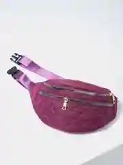 Багровый сумка на пояс, женская