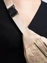 Золотой сумка на пояс, женская