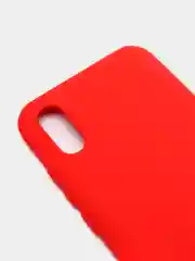 Алый чехол для Xiaomi Redmi 9A с защитой камеры и бархатом внутри