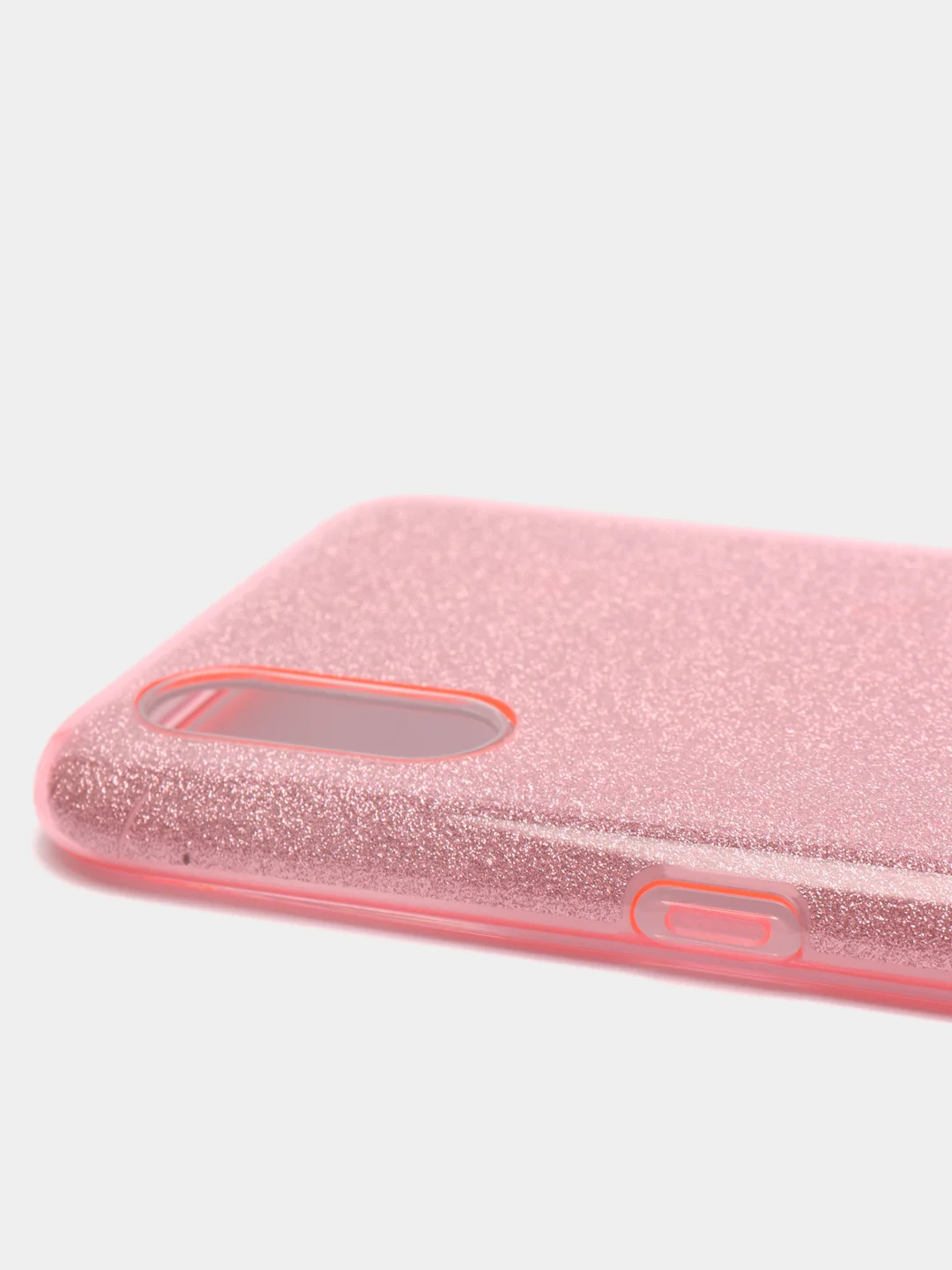 Розовый чехол блестящий Samsung A01 / M01
