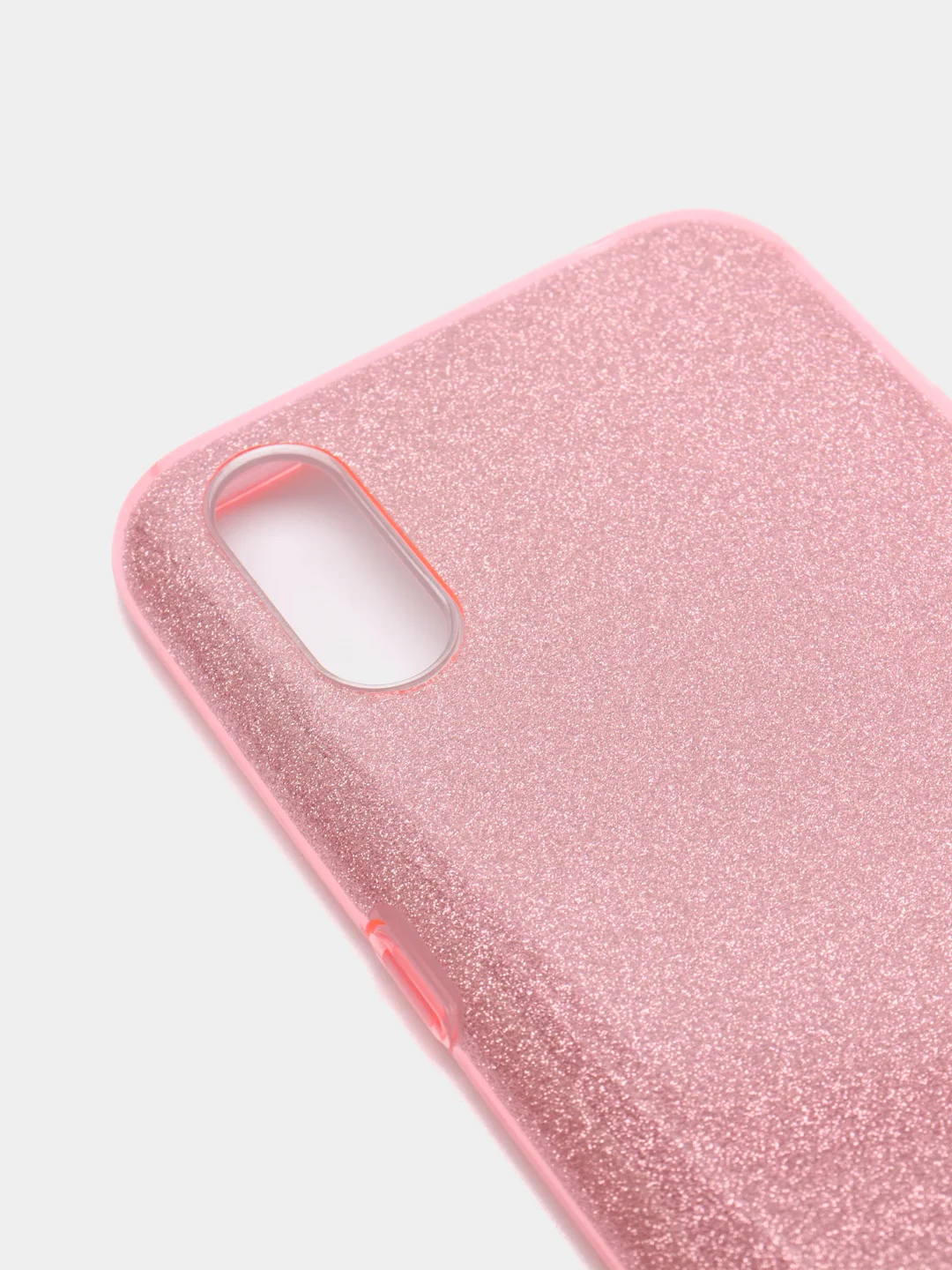 Розовый чехол блестящий Samsung A01 / M01