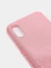 Розовый чехол блестящий Samsung A01 / M01