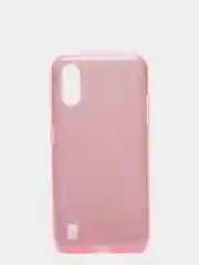 Розовый чехол блестящий Samsung A01 / M01