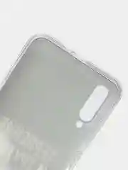 Тёмно-коричневый силиконовый чехол на Samsung Galaxy A50/A30s / Самсунг А50/А30s прозрачный, с рисунком