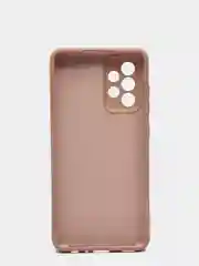 Бежевый чехол с бархатом внутри Samsung A52 4G