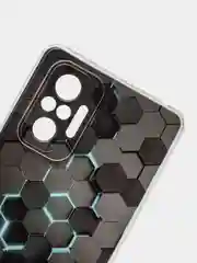 Бежевый чехол на Xiaomi Redmi Note 10 Pro / Сяоми Редми Нот 10 Про прозрачный, с рисунком