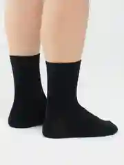 Носки мужские из хлопка, черные, длинные