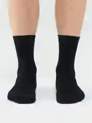Носки мужские из хлопка, черные, длинные