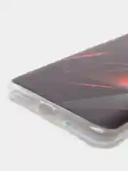 Красный силиконовый чехол на Xiaomi Redmi 9A / Сяоми Редми 9А прозрачный с рисунком, защита камеры