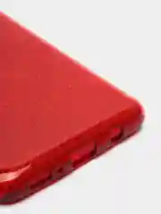 Красный чехол с блестками для Samsung M31S