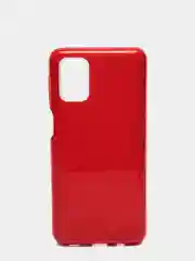 Красный чехол с блестками для Samsung M31S