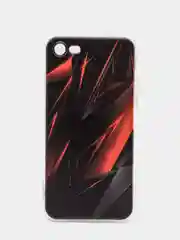 Красный силиконовый чехол на Apple iPhone 7/8/SE 2020/SE 2022 / Айфон 7/8 прозрачный, с рисунком