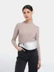 Серебряный сумка на пояс