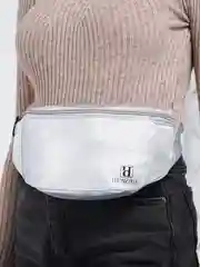Серебряный сумка на пояс