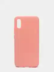 Розовый чехол для Xiaomi Redmi 9A с защитой камеры и бархатом внутри