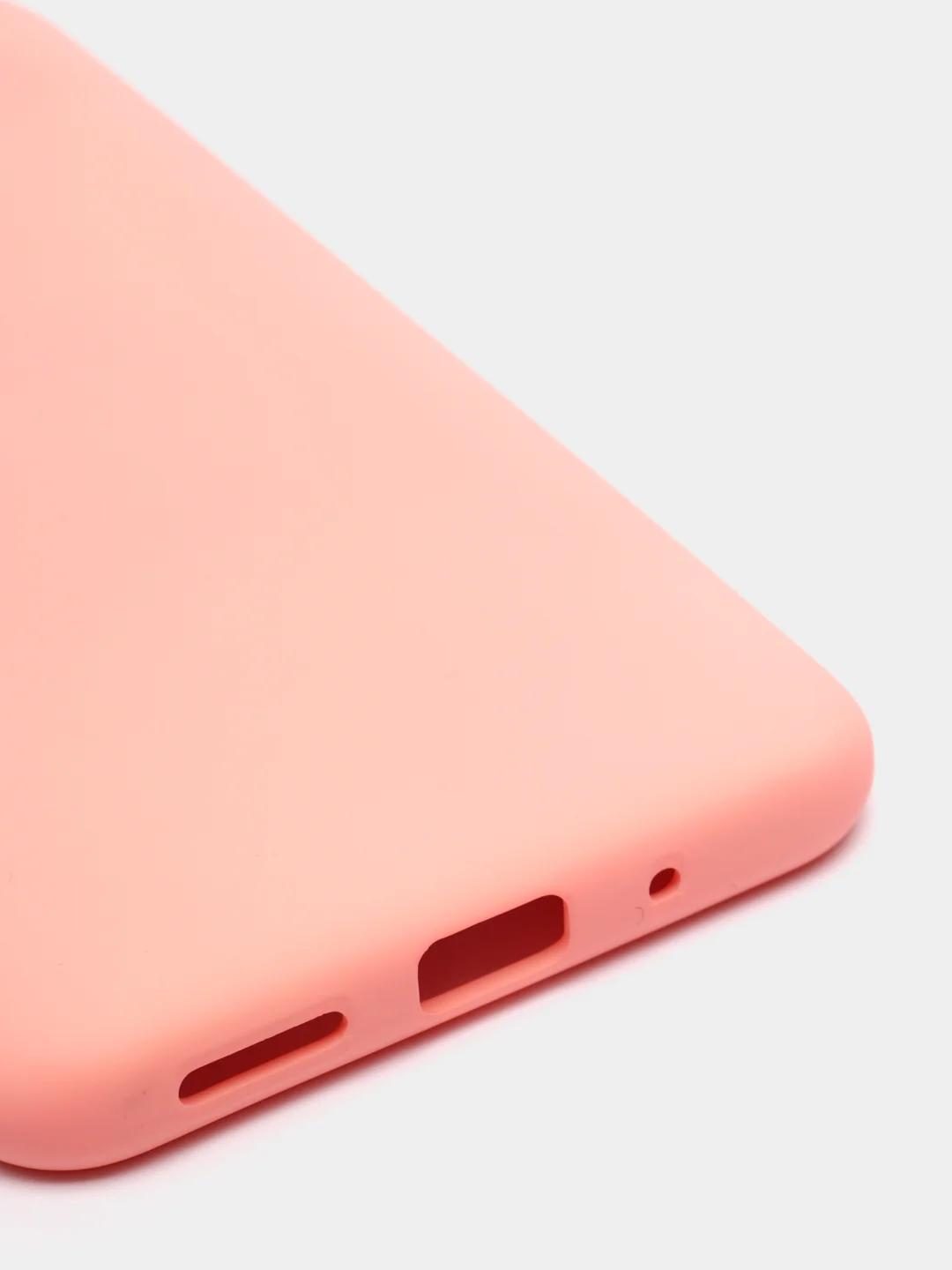 Розовый чехол для Xiaomi Redmi 9A с защитой камеры и бархатом внутри