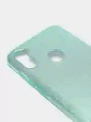 Бирюзовый чехол блестящий для Samsung A11, M11