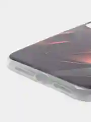 Красный силиконовый чехол на Apple iPhone 11 / Айфон 11 прозрачный, с рисунком, защита камеры