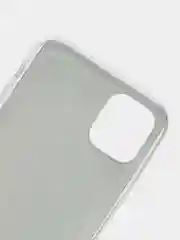 Красный силиконовый чехол на Apple iPhone 11 / Айфон 11 прозрачный, с рисунком, защита камеры