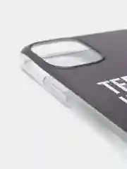 Тёмно-коричневый силиконовый чехол на Apple iPhone 11 / Айфон 11 прозрачный, с рисунком, защита камеры