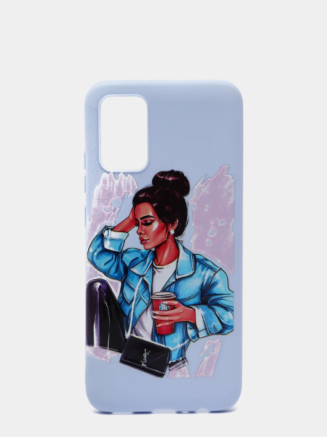 Лавандовый чехол SAMSUNG A02s, M02s