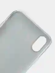 Красный силиконовый чехол на Apple iPhone XR / Айфон XR прозрачный, с рисунком, защита камеры
