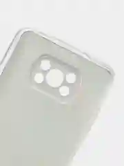 Красный силиконовый чехол на Xiaomi Poco X3/X3 Pro / Сяоми Poco X3/Х3 Про прозрачный, с рисунком