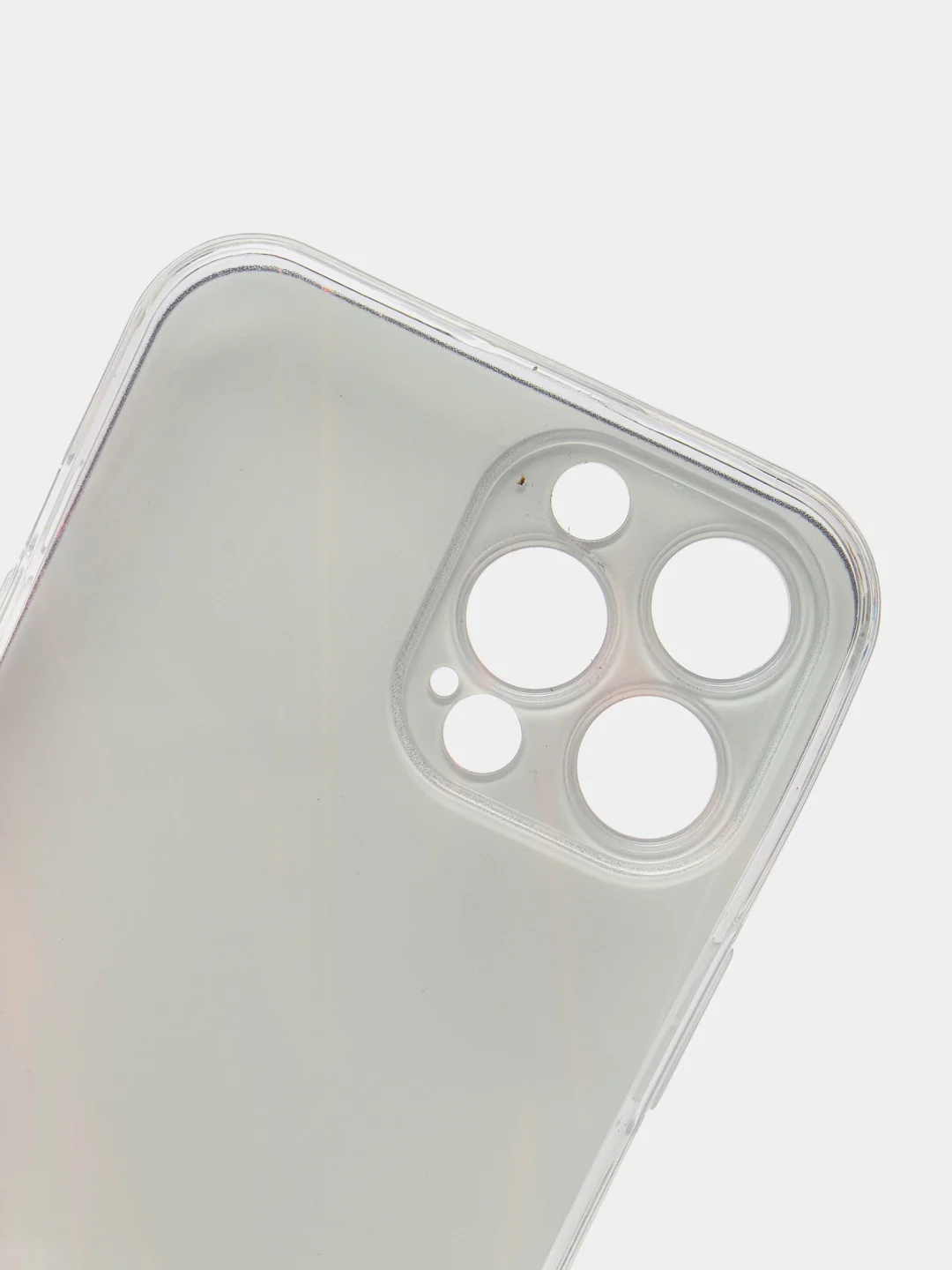 Красный силиконовый чехол на Apple iPhone 13 Pro Max / Айфон 13 Pro Max прозрачный, с рисунком