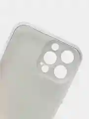 Красный силиконовый чехол на Apple iPhone 13 Pro Max / Айфон 13 Pro Max прозрачный, с рисунком